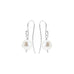 DROPS DELIGHT, Nugget pearl Earrings, Silver/White