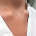 SUPER ELLIPSE, Small Ellipse Necklace, Gold