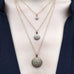 CIRCLE LINE, Small Pendant Necklace