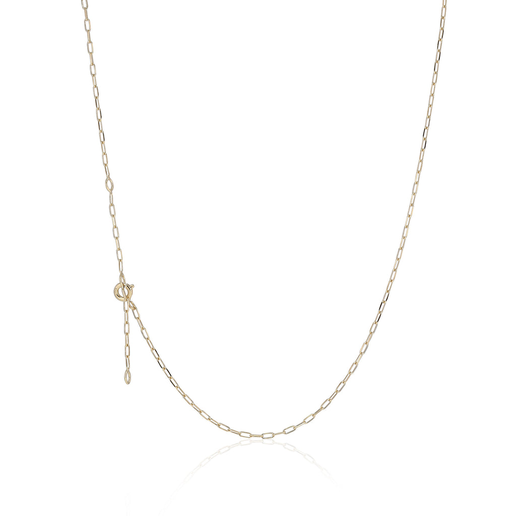 BASIC, Saône Mini-Link Necklace, Gold 9k