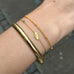BASIC, Saturn Bracelet, Golden