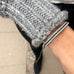 BOHO BRACELETS, Braided Green/White