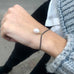 DROPS DELIGHT, Pearl Bracelet, White Dark