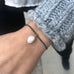 DROPS DELIGHT, Pearl Bracelet, White Dark