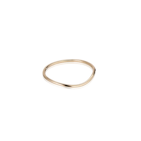 MARIN, Ripple ring, Gold/high