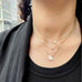 KEEP SMILING, Necklace, Gold/Diamonds