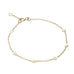 RIO, Hymn Bracelet, Gold/White