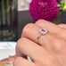HERITAGE, New Vintage Ring, Pink/Diamonds/Gold