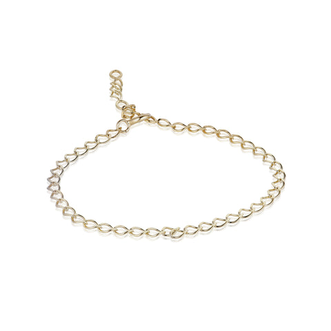 BASIC, Allier open Bracelet, Gold 9k