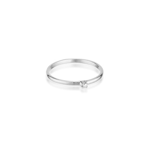OLYMPIA, Artemis Ring, White Gold
