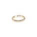 ALIGNED, 1/3-Line Ultra Light Ring, Gold/White