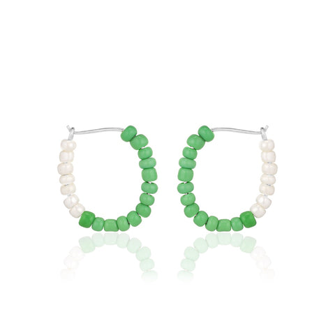SANTORINI, Vlychada Hoops, Green-White/Silver