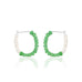 SANTORINI, Vlychada Hoops, Green-White/Silver