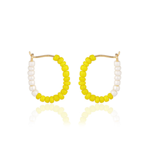 SANTORINI, Vlychada Hoops, Yellow-White/Golden
