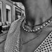 SANTORINI, Oia Bead Necklace, Red-White/Silver