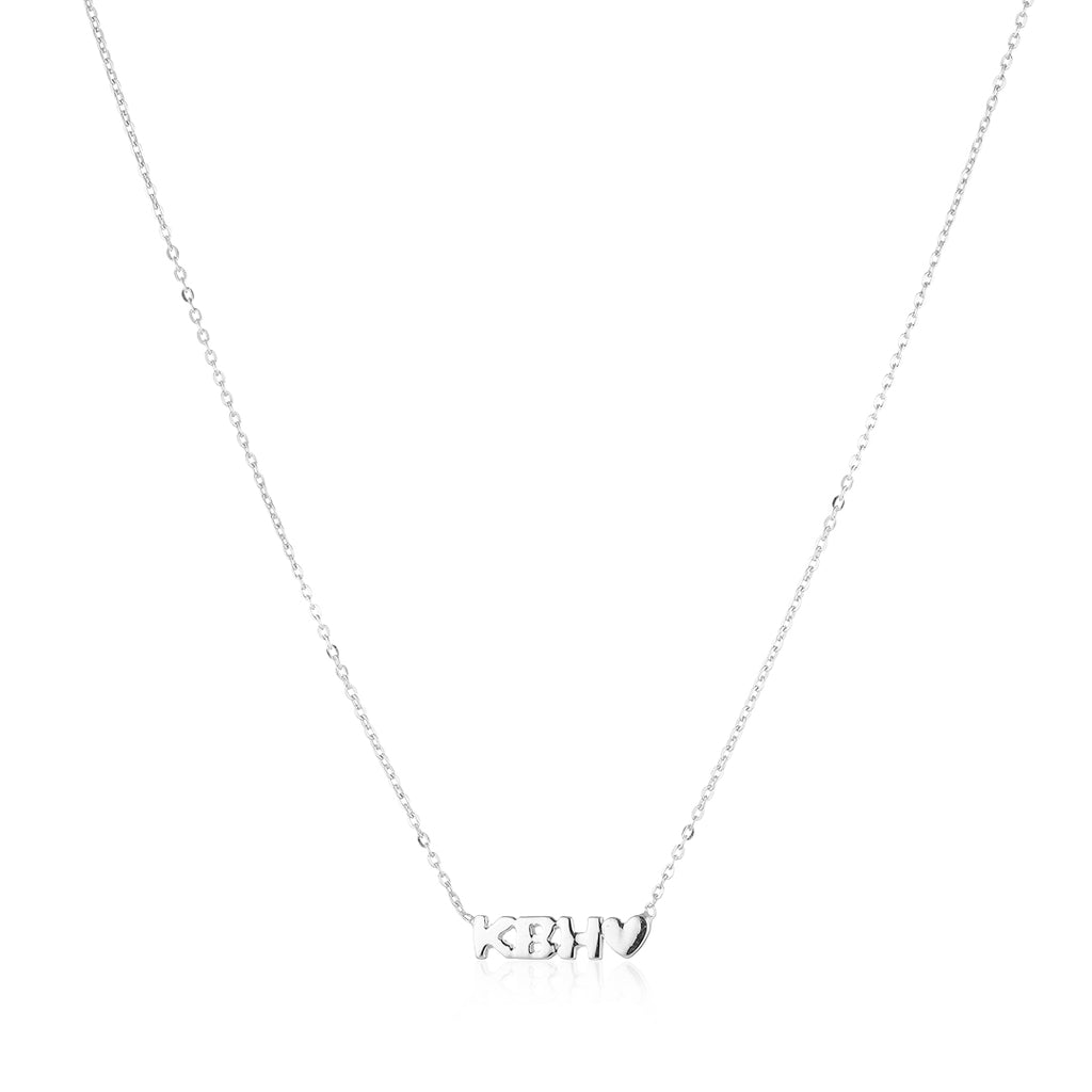 KØBENHAVN, Letters Necklace, Silver