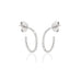 MARIN, Small Hoops 12mm, White