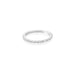 ALIGNED, 1-Line Ultra Light Ring, White/White