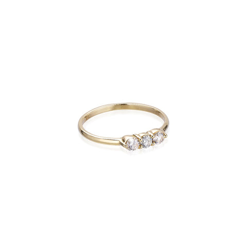 OLYMPIA, Hermes Line Ring, Gold