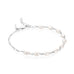 BRETAGNE, Nevez Pearl Bracelet, White/Silver