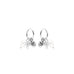 VINTAGE, Angel Pearl Hoops, Silver