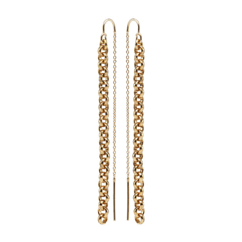 VINTAGE, Round link dangles, Gold