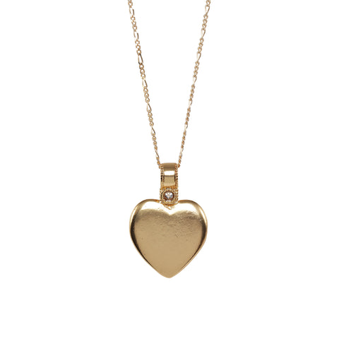 VINTAGE, Heart mega Necklace, Gold