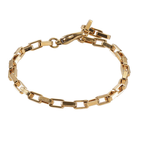 VINTAGE, Long Link Bracelet, gold