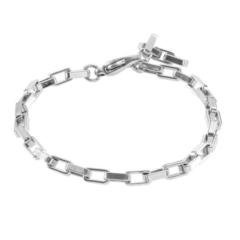 VINTAGE, Long Link Bracelet, silver