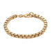 VINTAGE, Chunky Square Bracelet, Gold