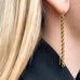 VINTAGE, Round link dangles, Gold