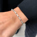 VINTAGE, Long Link Bracelet, silver