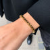 VINTAGE, Chunky Square Bracelet, Gold