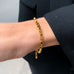 VINTAGE, Long Link Bracelet, gold
