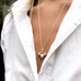 VINTAGE, Angel Pearl Necklace, Silver