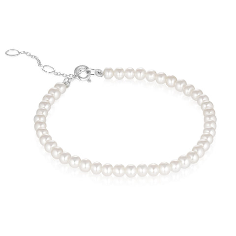 TOKYO, Sengakuji pearl Bracelet, White/Pearl/White