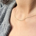 BASIC, Facetted Delicate Necklace, Gold 18k