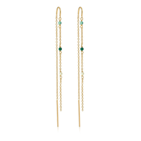 MEADOW, Chirping Dangles, Gold/Green