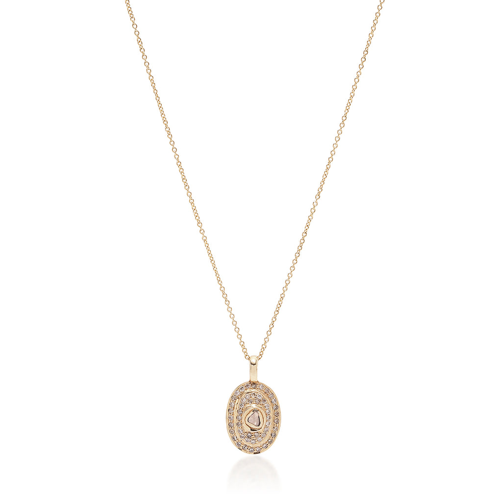MODERN VINTAGE, Victorian Ellipse Necklace