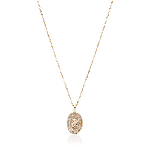 MODERN VINTAGE, Victorian Ellipse Necklace